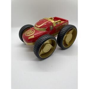 Iron Man Car Mobile Retro Marvel Playmakers Danli Transforms 6.50" Long Red